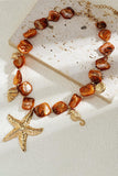 Seashell Charm Statement Necklace