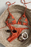 Starfish-Embellished Bikini Set