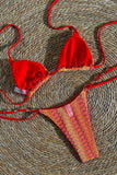 Stylish Patterned Bikini Set
