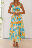 Cutout Strap Midi Dress