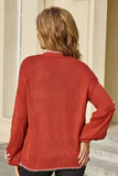 Open-Front Cardigan with Pattern