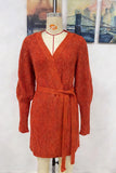 Tie-Waist Longline Cardigan