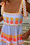 Patterned Casual Maxi Dress