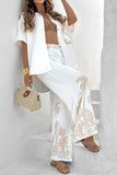 Printed Shirt and Pants Set