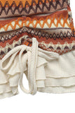 Patterned Sleeveless Casual Dress