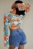 Crochet Cover-Up with Sea Motifs