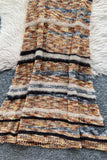 Striped Sleeveless Casual Knit Dress