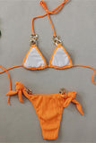 Chain-Detail Bikini Set