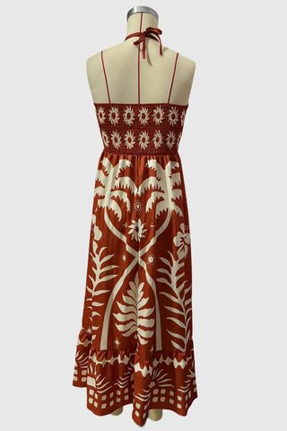 Strapless Cutout Casual Maxi Dress
