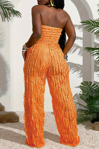 Strapless Layered Jumpsuit