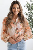 Floral Puff Sleeve Shirt