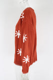 Open-Front Cardigan with Pattern