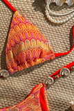 Stylish Patterned Bikini Set