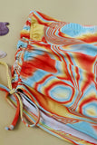 Vibrant Bikini Set with Skirt Cover-Up