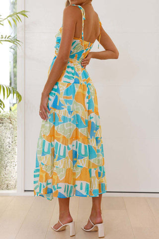 Cutout Strap Midi Dress