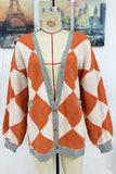 Geometric Patterned Cardigan