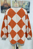 Geometric Patterned Cardigan