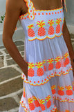Patterned Casual Maxi Dress