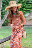 Printed Midi Dress with Tiered Skirt