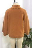Turtleneck Cable Knit Sweater