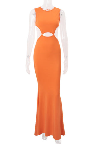 Cut-Out Waist Dress