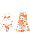 Floral Two-Piece Swimwear Set