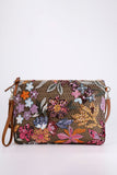 Floral Detail Clutch Bag