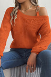 Off-Shoulder Knit Sweater