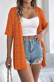 Open-Front Knit Cardigan
