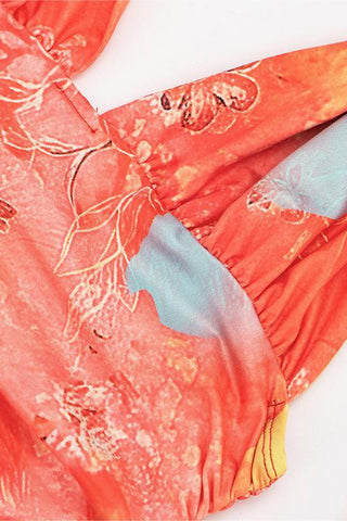 Halter Neck Handkerchief Hem Dress