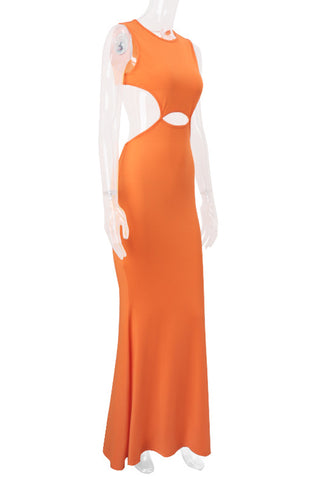 Cut-Out Waist Dress