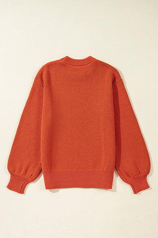 Halloween Pumpkin Graphic Sweatshirt
