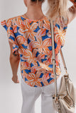 Ruffle Sleeve Blouse
