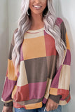 Oversized Checkered Sweatshirt