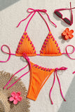 Sexy Solid Bikini Set