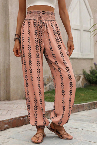 Boho Print Casual Lounge Pants
