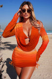 Knit Bikini Set with Cover-Up