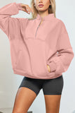 Zip-Up Oversized Sweatshirt