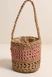 Stylish Woven Bucket Bag