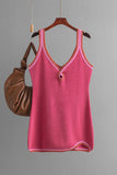 Sleeveless V-Neck Mini Dress