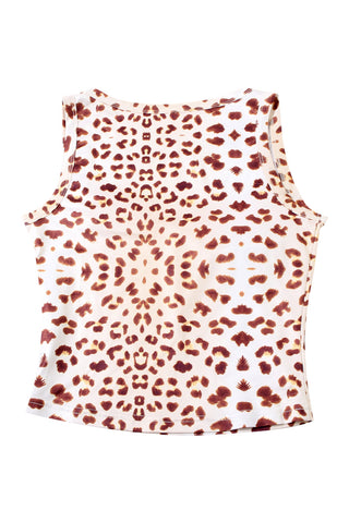 Leopard Print Layered Tank Top