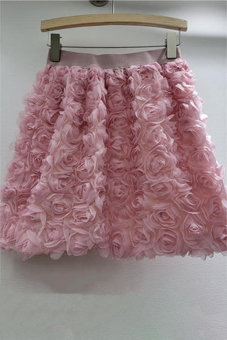 Floral Embellished Mini Skirt