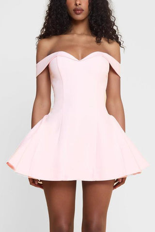 Off-Shoulder Evening Dress