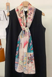Elegant Paisley Print Scarf