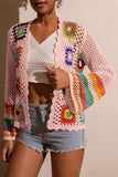Vibrant Crochet Cardigan with Patterns