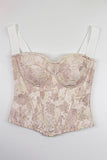 Floral Lace Bustier Top