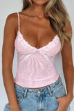 Lace Trim V-Neck Camisole