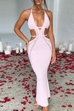 Strappy Cut-Out Maxi Dress