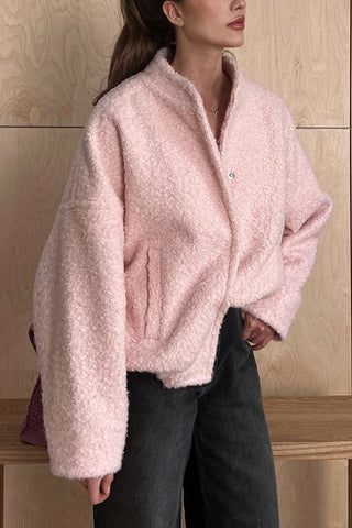 Textured Open-Front Jacket