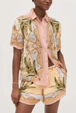 Elegant Printed Short Set